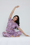 Zivame Toy Story Knit Cotton Pyjama Set - Orchid Bloom — thumbnail 4